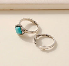 Load image into Gallery viewer, Turquoise Ring Set
